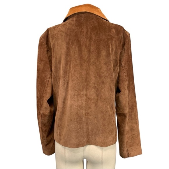 Vintage Barebac Suede Leather Jacket Size Large - Picture 4 of 10